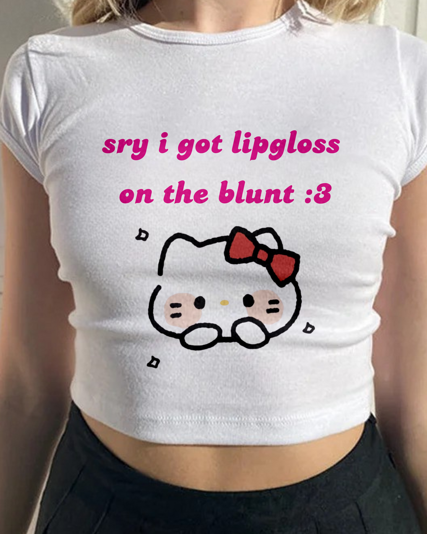 LIPGLOSS ON BLUNT - CROP TOP