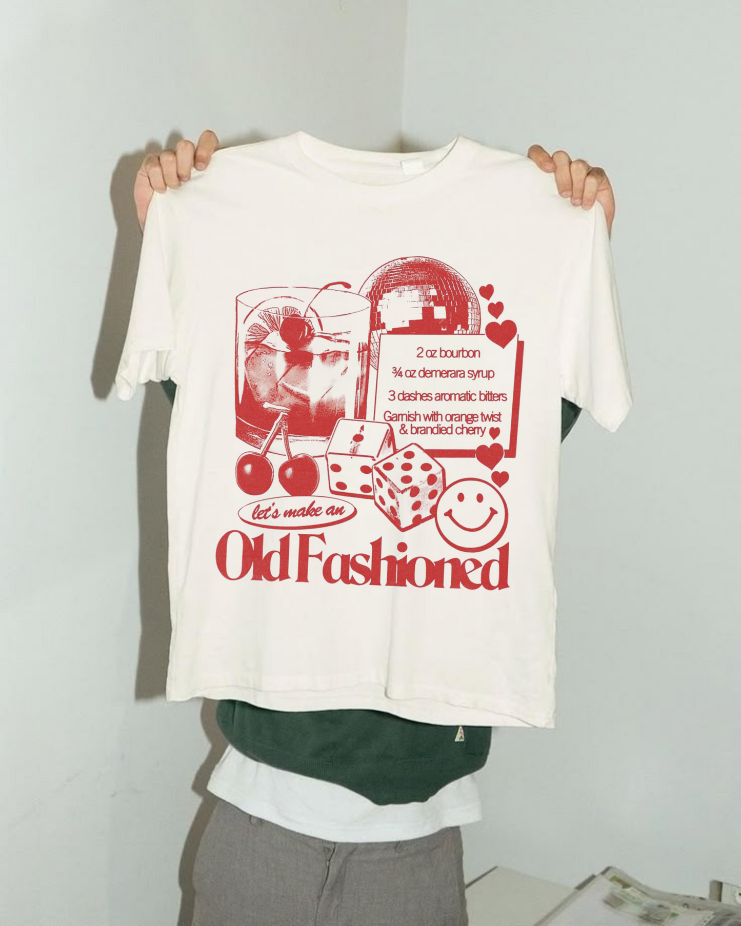 OLD FASHIONED DRINK - TSHIRT