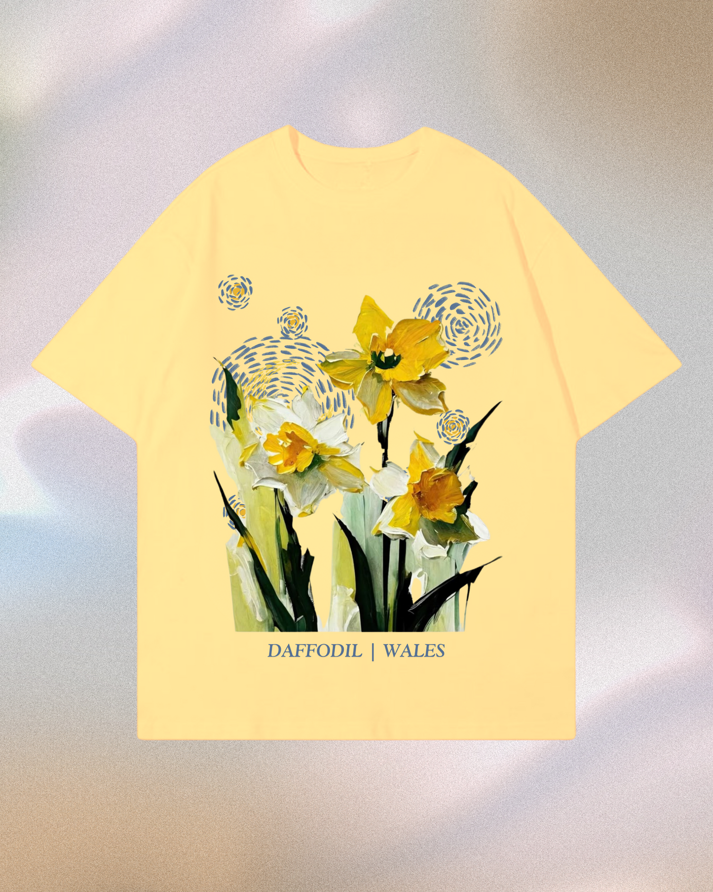 DAFFODILS ARTSY - TSHIRT