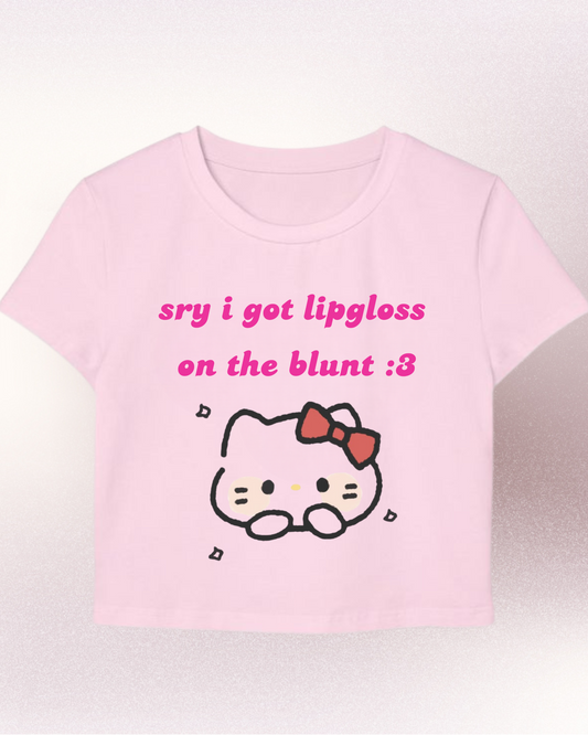 LIPGLOSS ON BLUNT - CROP TOP