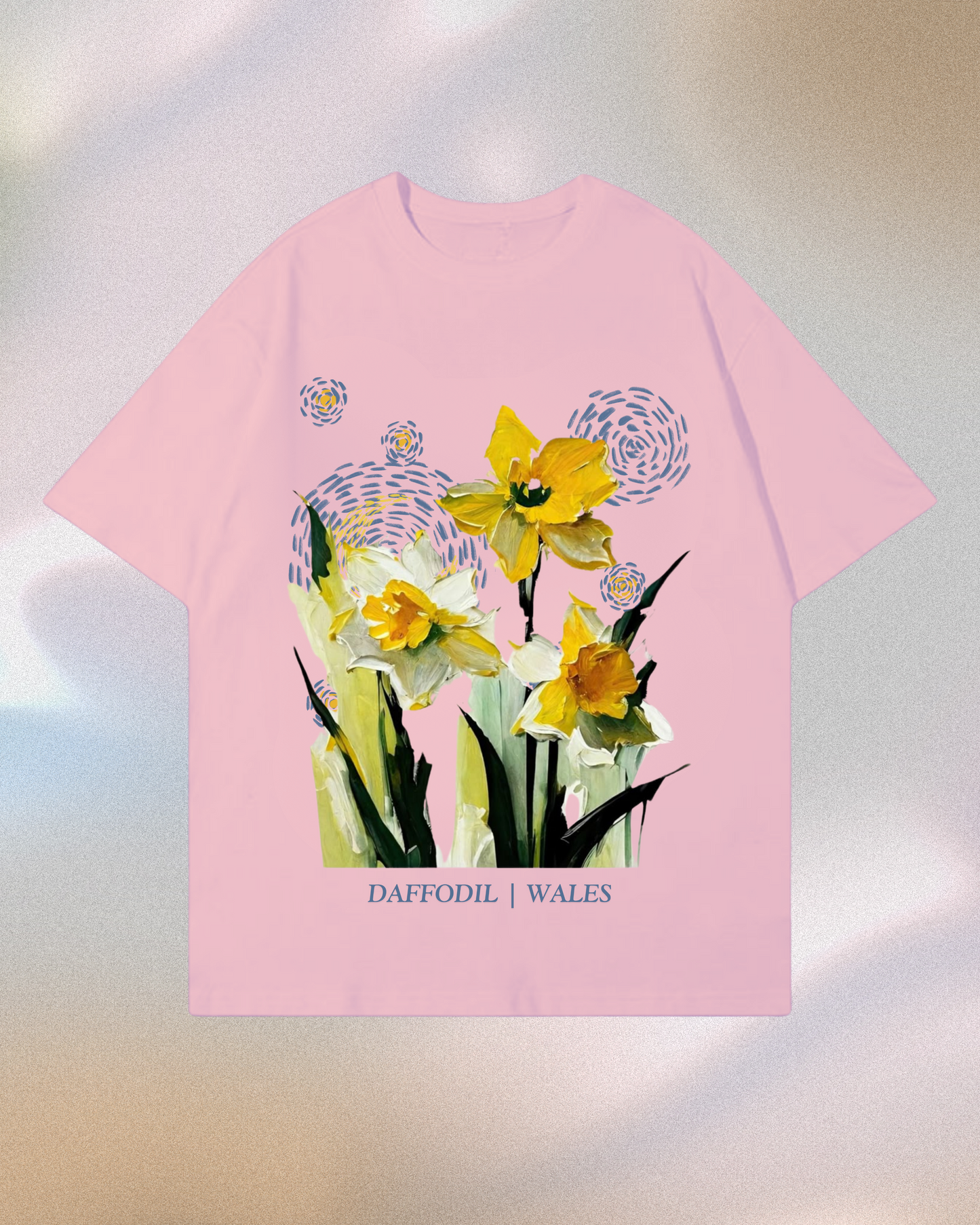 DAFFODILS ARTSY - TSHIRT