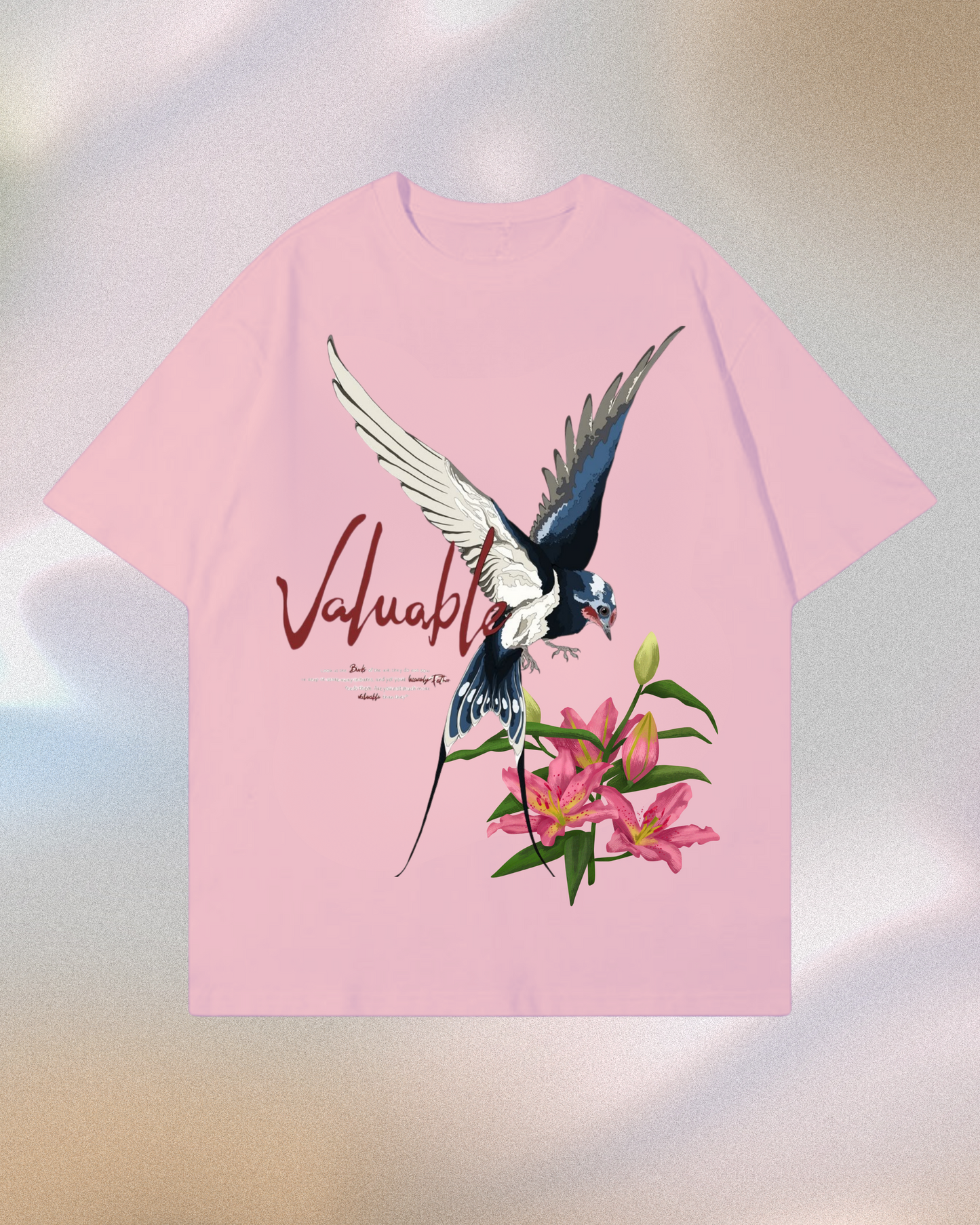 BIRDS AND LILIES - TSHIRT