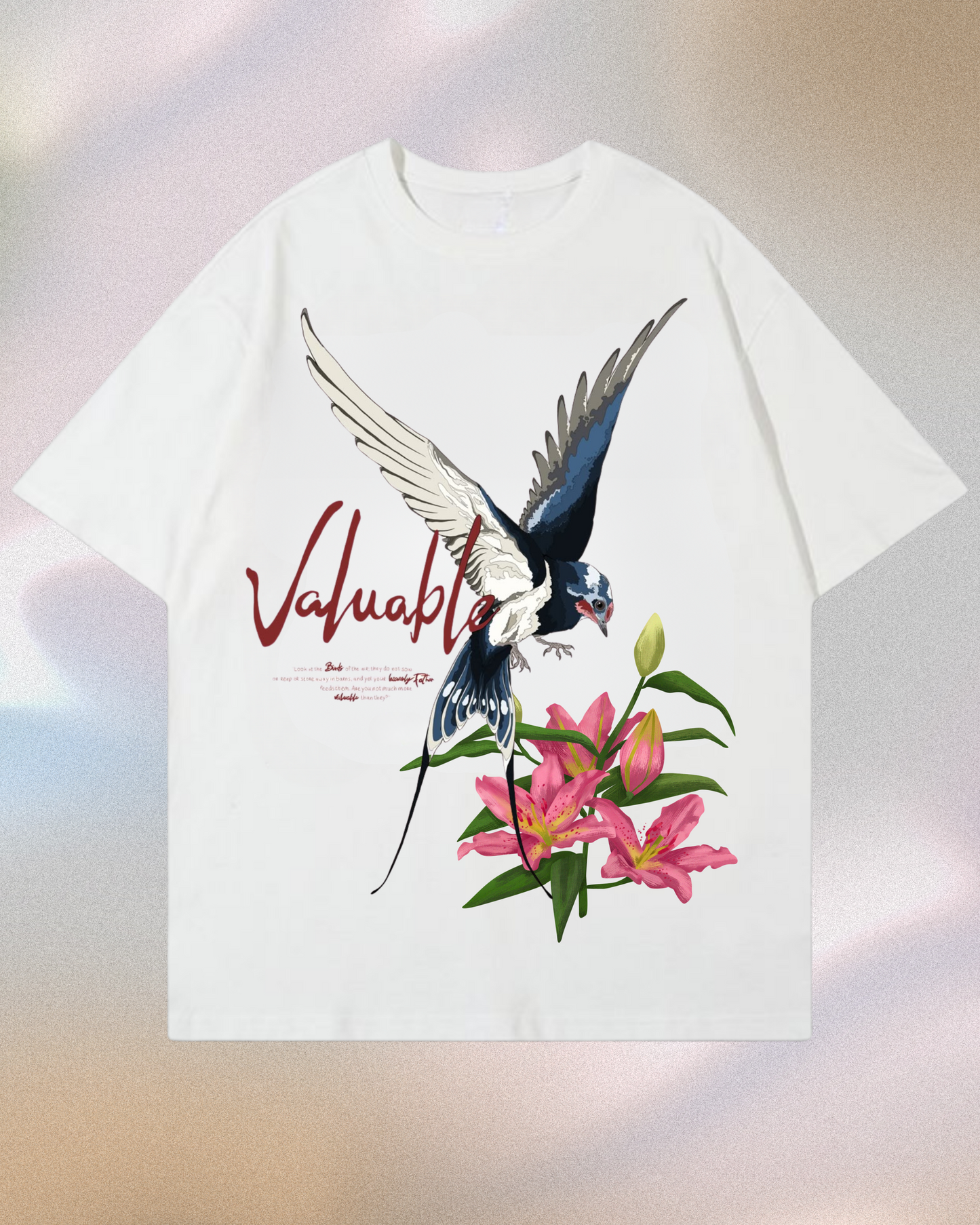 BIRDS AND LILIES - TSHIRT