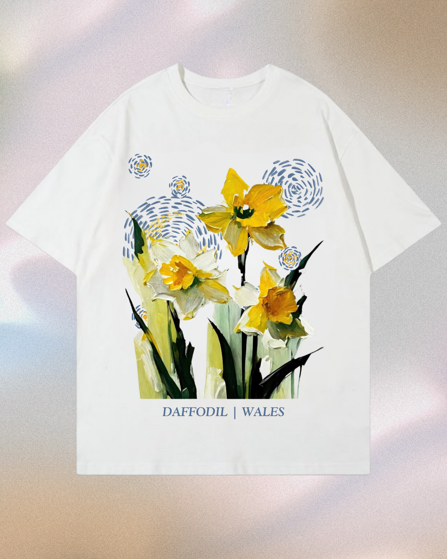 DAFFODILS ARTSY - TSHIRT