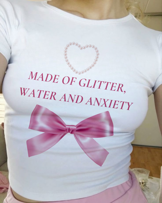 MADE OF GLITTER - CROP TOP