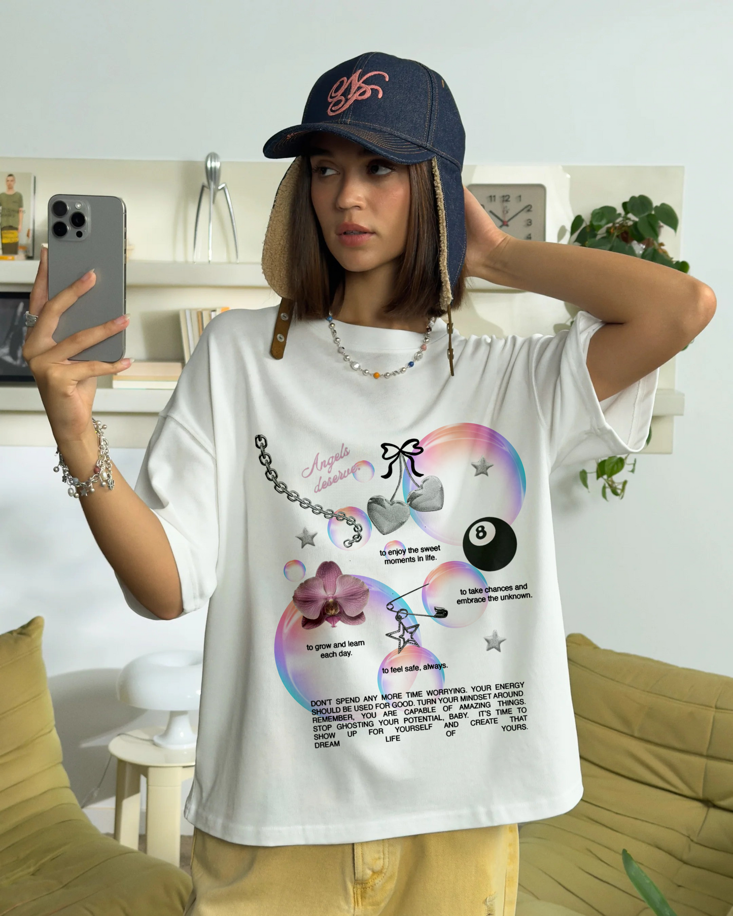 ANGEL ENERGY - WHITE TSHIRT