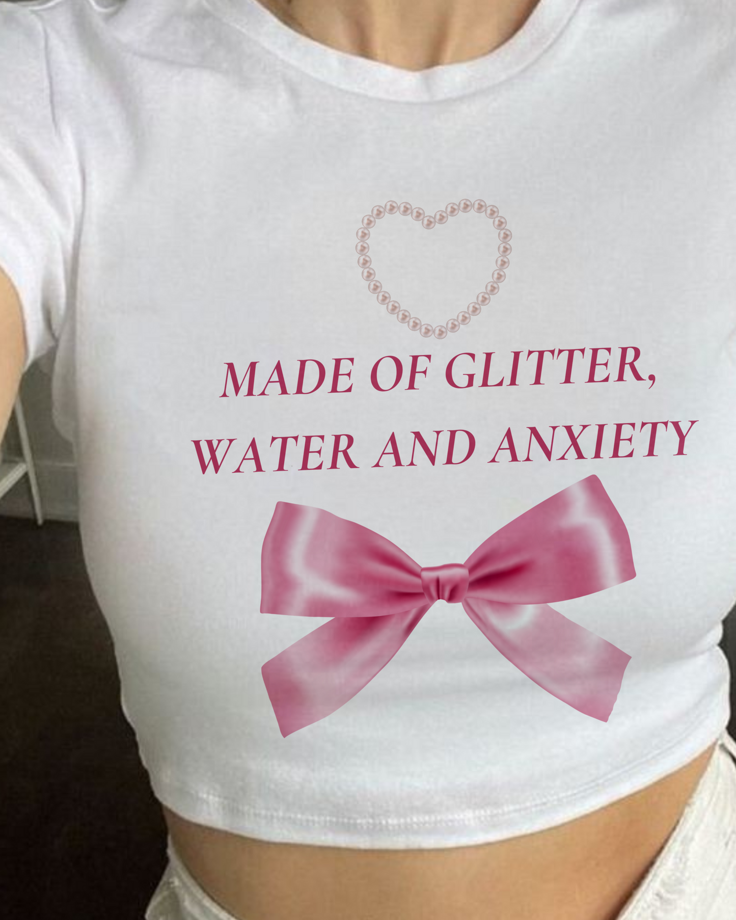 MADE OF GLITTER - CROP TOP