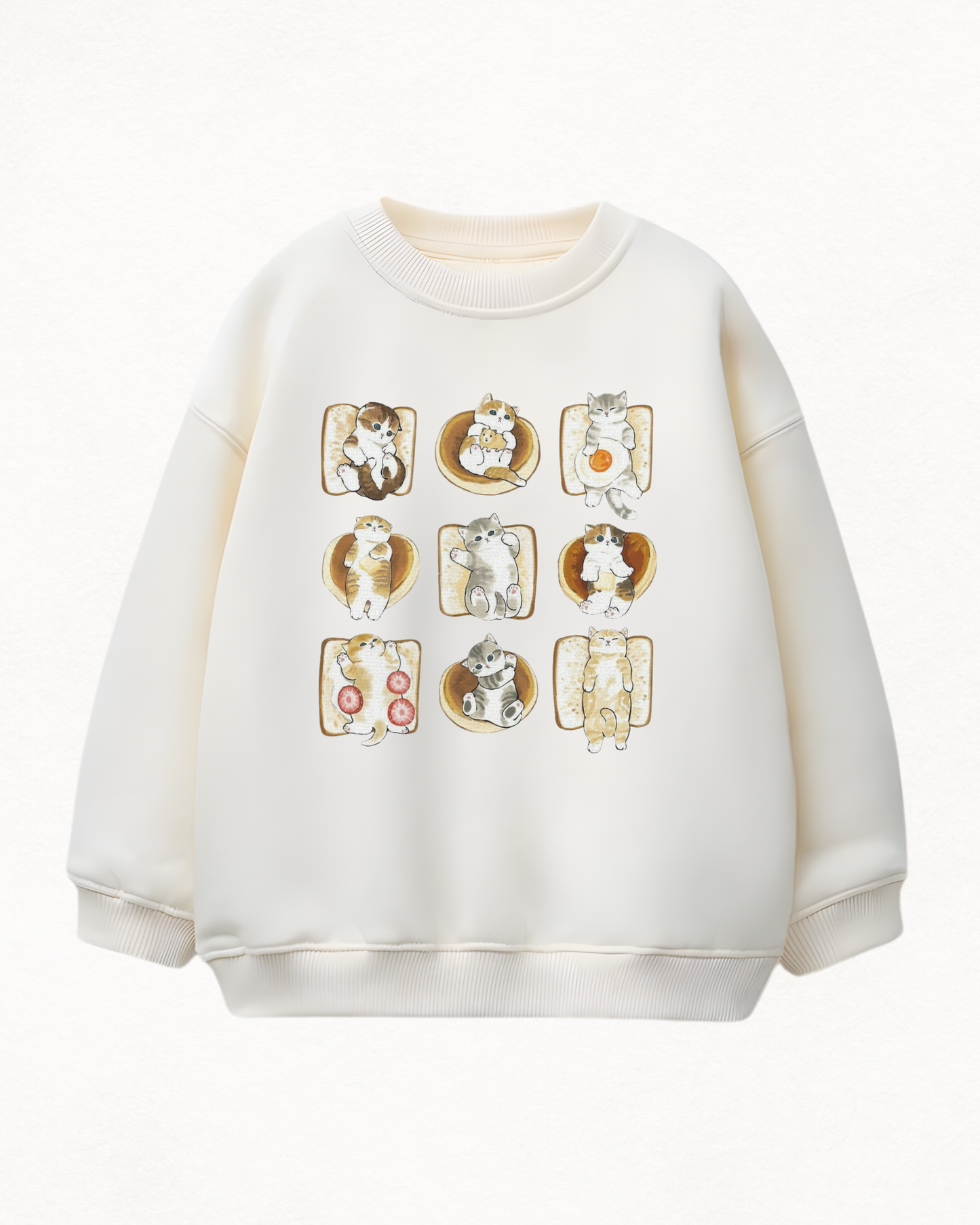 CAT BREAD OVERSIZED PREMIUM SWEATSHIRT