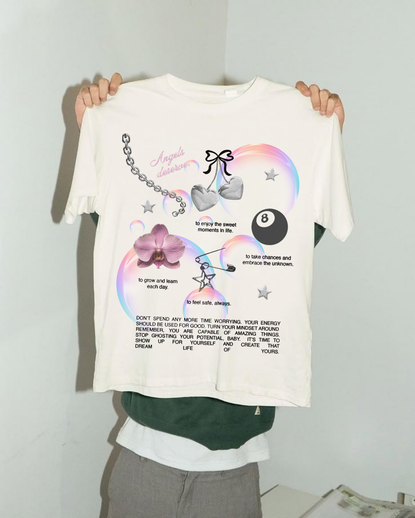 ANGEL ENERGY - WHITE TSHIRT